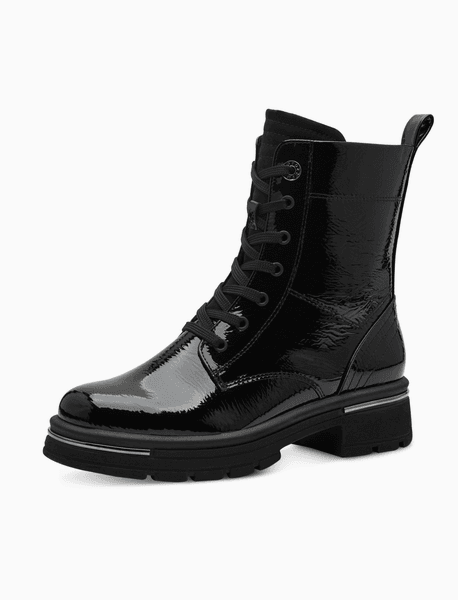 Hovedbilde BOOTS M/KNYTING - SORT GLOSS