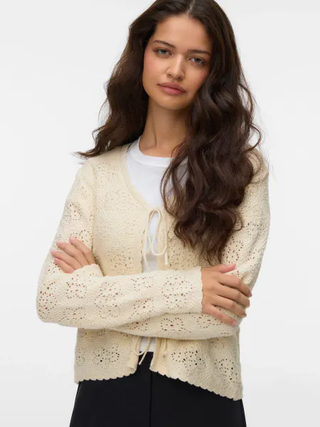 Hovedbilde MAVA CARDIGAN - CREAM