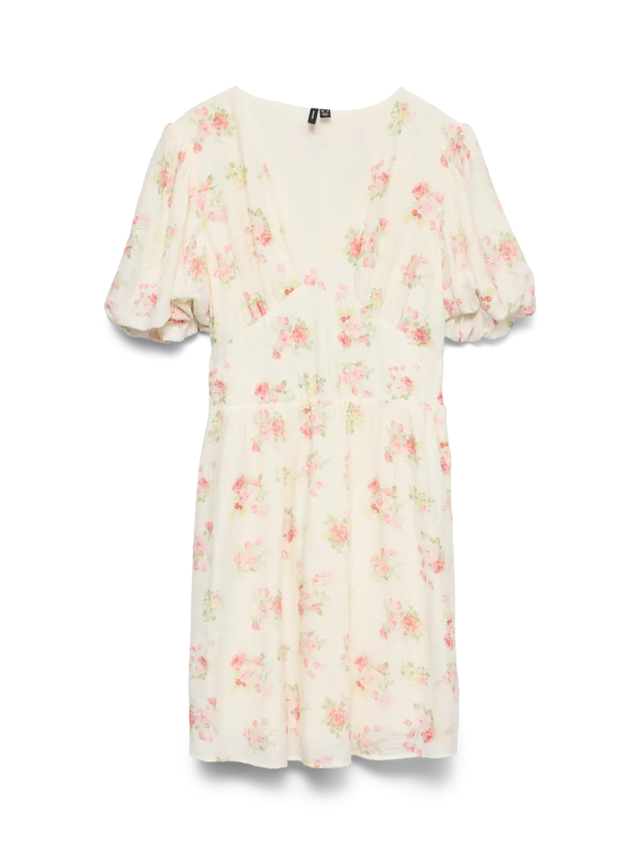 BELLA KJOLE - ROSA BLOMSTER