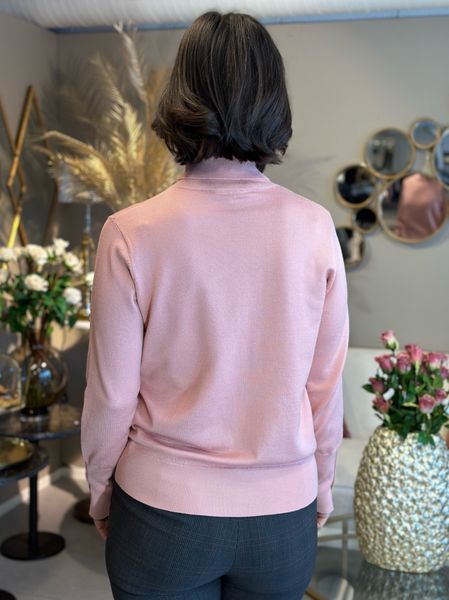 Bilde av KATIE POLOGENSER M/KNAPPER - MISTY ROSE