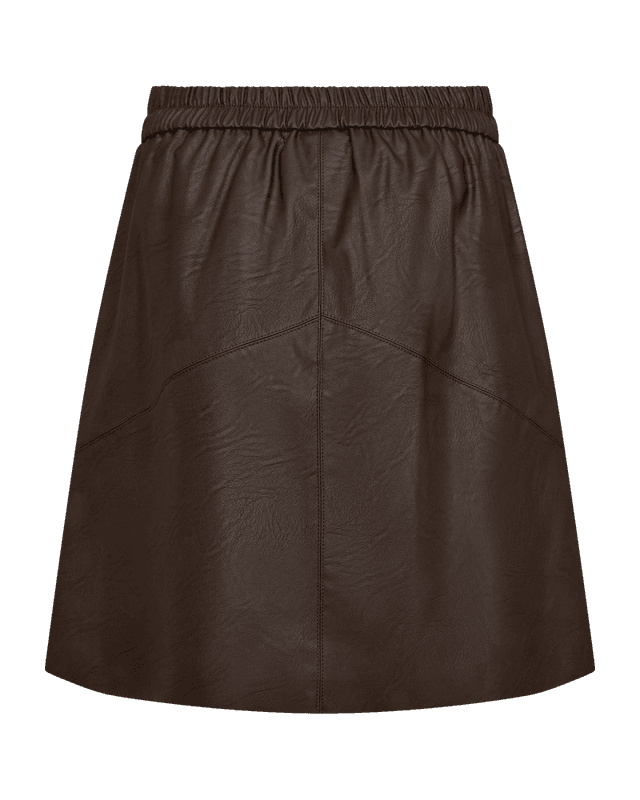 HARLEY SKINNLOOK SKJØRT - BRUN