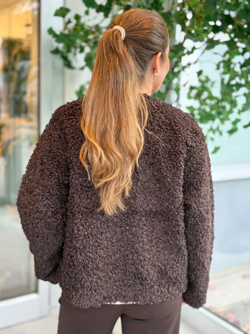 Hovedbilde MAJDA FAKE FUR  JAKKE - BRUN