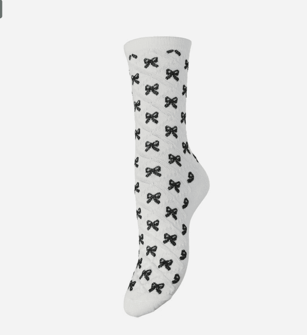 Hovedbilde ANIE SOKKER - OFFWHITE M/BOW