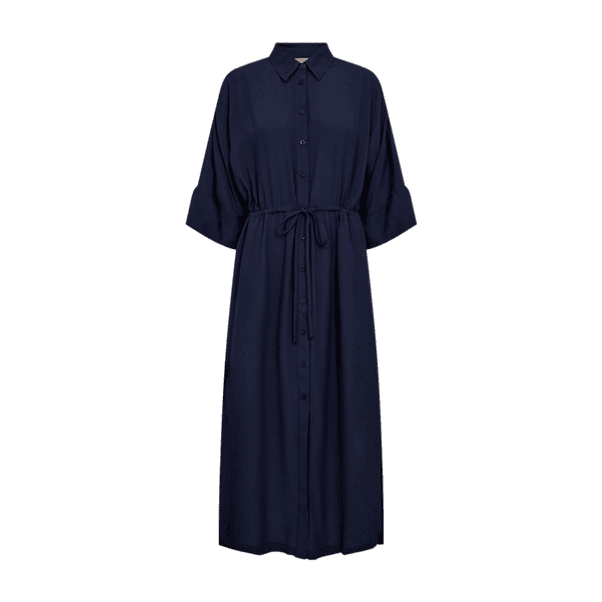 LOVY VISCOSE KJOLE - NAVY