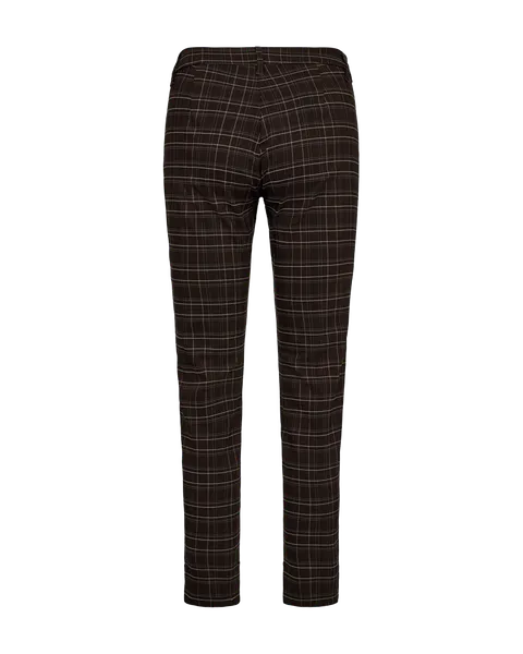 Hovedbilde REX CHINOS CHECK M/STRECH - BRUN / MOONBEAM