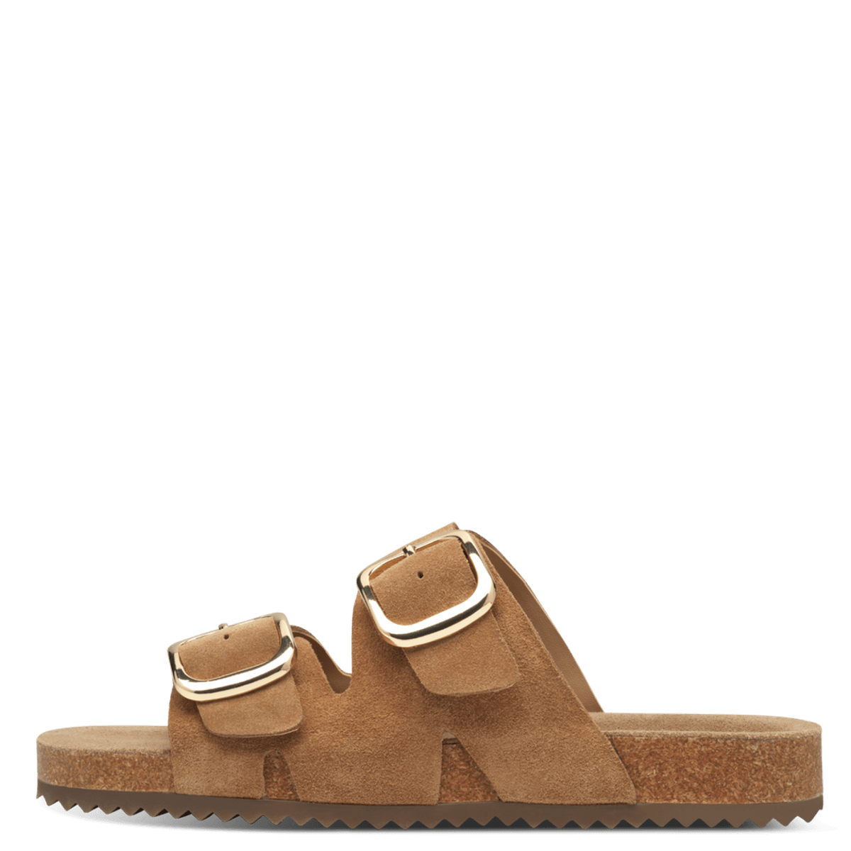 SANDAL I SEMSKET SKINN - COGNAC