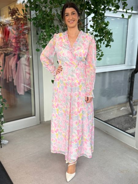 Hovedbilde EMMA MAXIKJOLE - ROSA PRINT