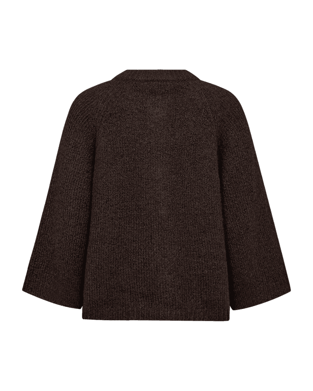 LULU CARDIGAN - BRUN