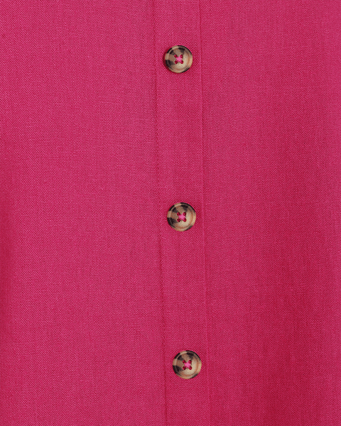 Hovedbilde LAVA LIN/VISCOSE TOPP M/KNAPPER BAK - CERISE