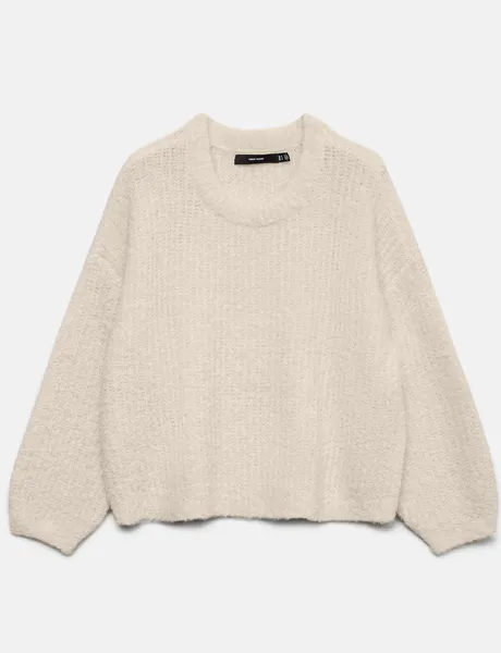 Hovedbilde CARMEN STRIKKEGENSER - CREAM