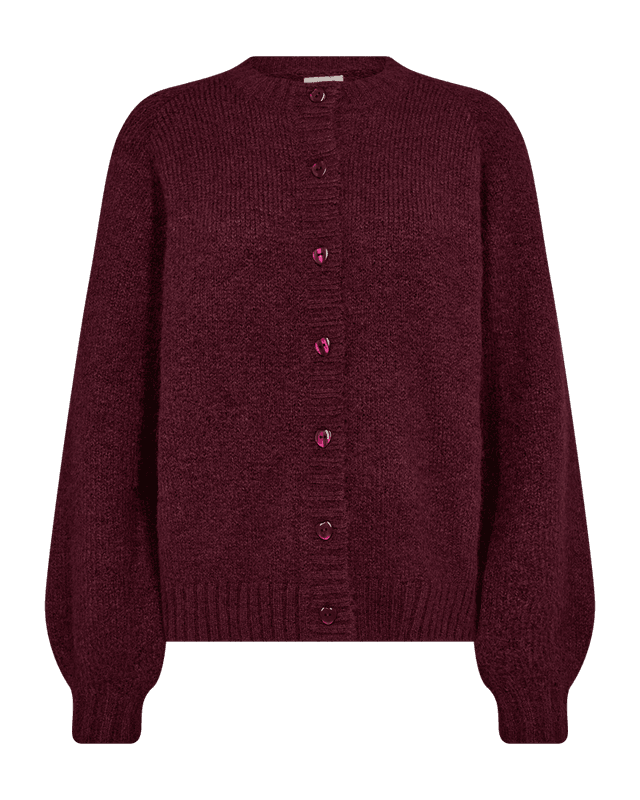 LOUISA CARDIGAN - PLOMME