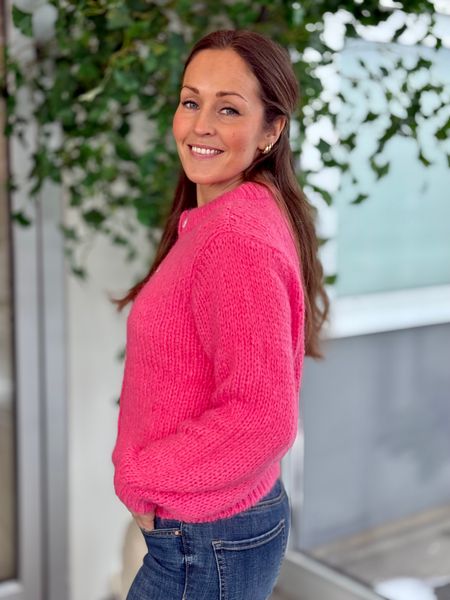 Hovedbilde WILO STRIKKET CARDIGAN - HOT PINK