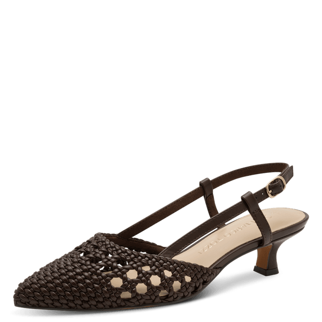 Hovedbilde PUMPS FLETTET M/SLINGBACK - BRUN