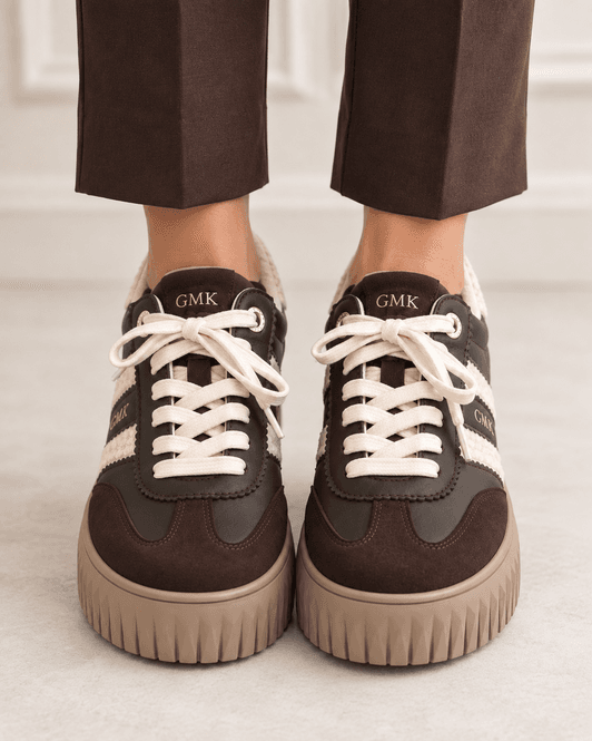 Hovedbilde SNEAKERS M/TEDDY - BRUN