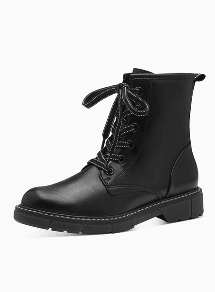 Bilde av BOOTS M/KNYTING - BLACK