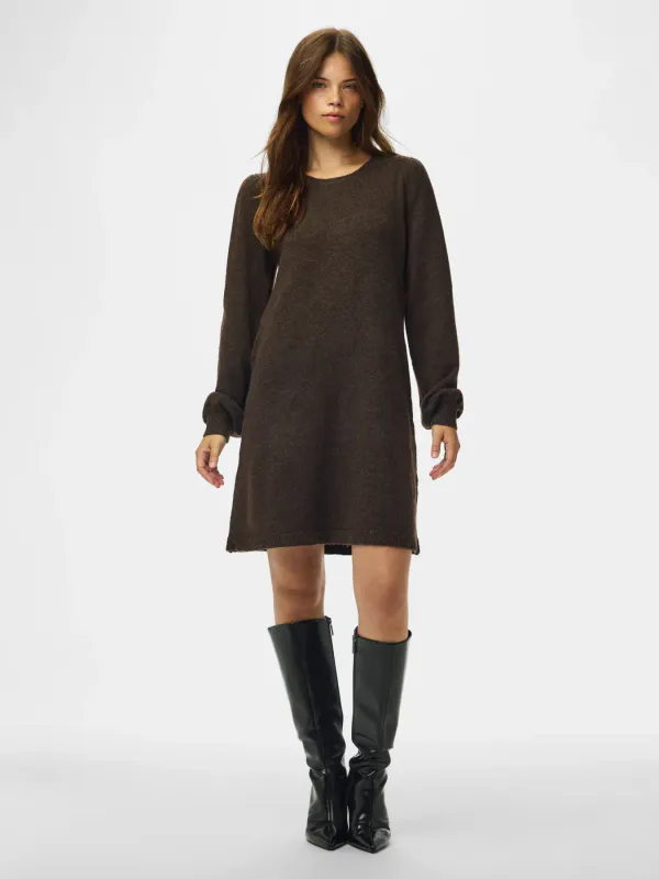 SALLY KNIT KJOLE - BRUN