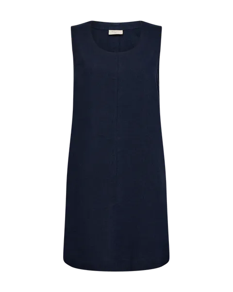 Hovedbilde LAVA KJOLE U/ERM M/KNAPPER BAK - NAVY