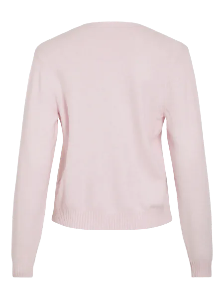 Hovedbilde VIRIL KORT CARDIGAN - LYS ROSA MELERT
