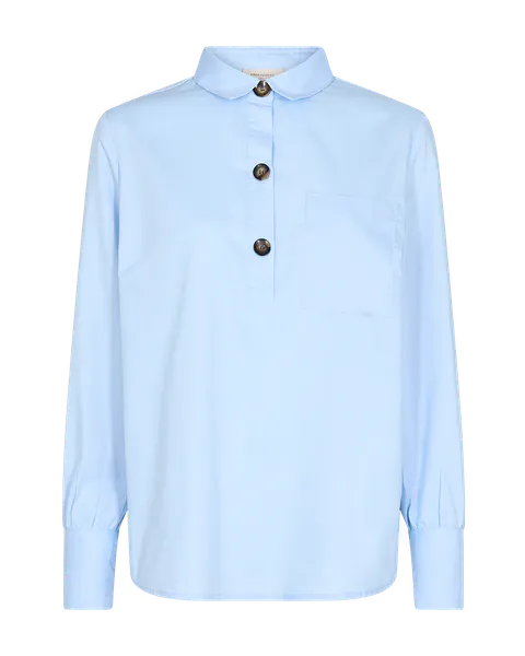 Hovedbilde FLYNN SKJORTE M/KNAPPER - LYS BLÅ