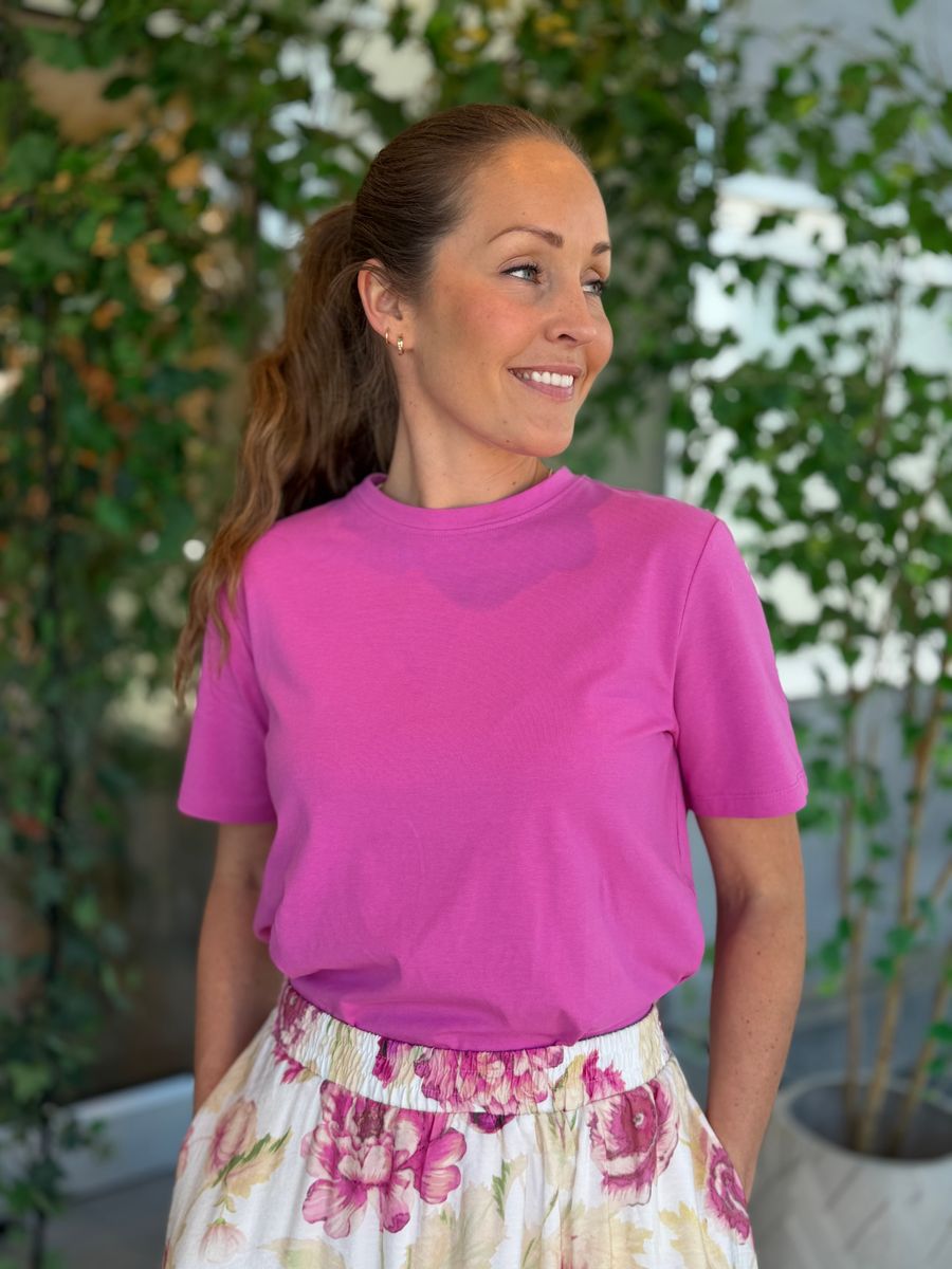 NORA T-SHIRT - CERISE