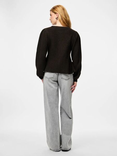 Hovedbilde SILLY CARDIGAN M/ PUFF & LANG ERM - BRUN