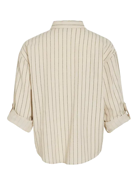Hovedbilde PRISILLA SKJORTE M/STRIPER - NATURAL