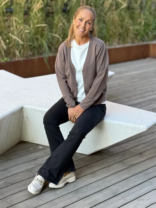 Hovedbilde FLOW CARDIGAN - MULDVARP