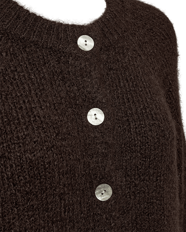 LULU CARDIGAN - BRUN