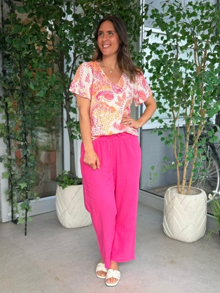 Hovedbilde NINA TOPP PAISLEY - ROSA/ORANGE