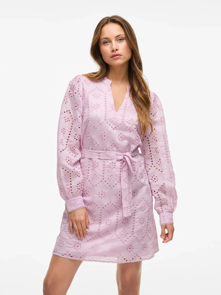 SINE KJOLE M/EMBRO - ROSA