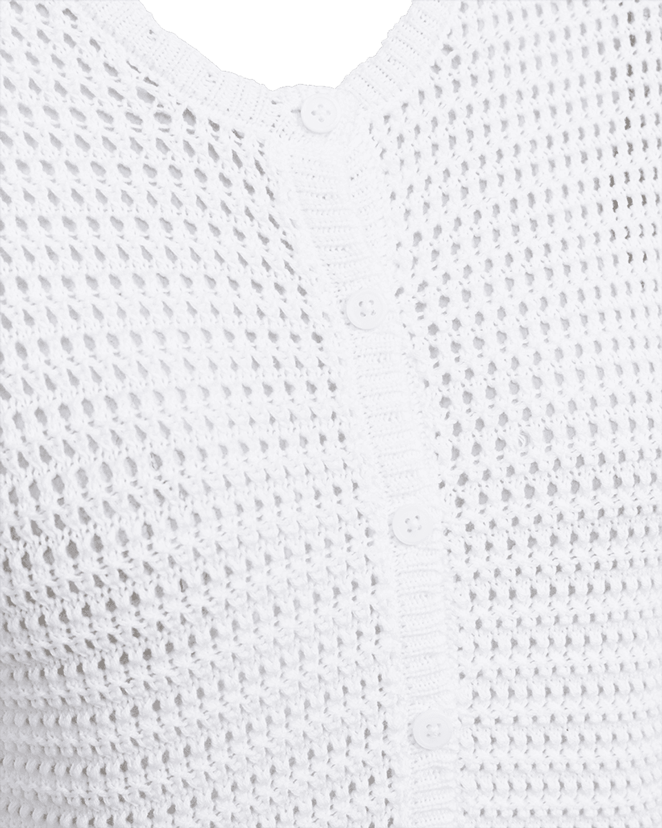 TOTA CARDIGAN - HVIT