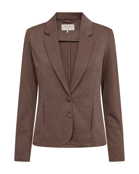Hovedbilde NANNI KORT BLAZER - BRUN MELERT
