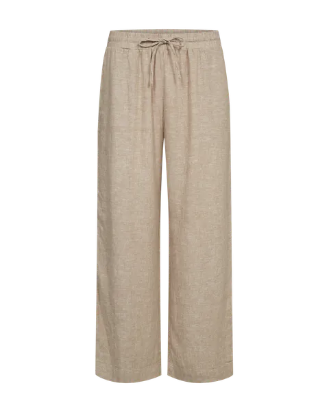 Hovedbilde LAVA LIN/VISCOSE BUKSE ANKEL - SAND MELANGE