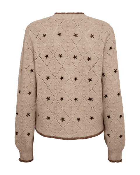 Hovedbilde STOKKE CARDIGAN - TAUPE/MOCCA