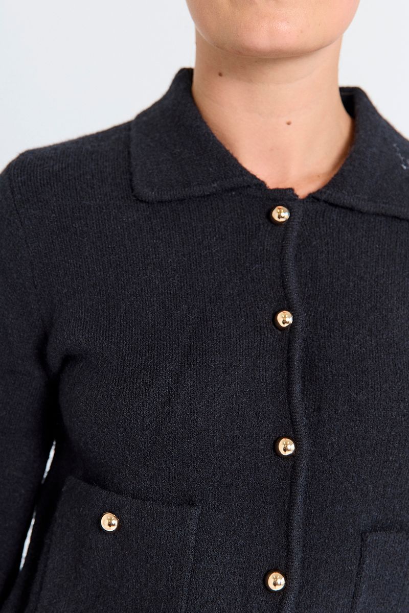 ZANA CARDIGAN - SORT