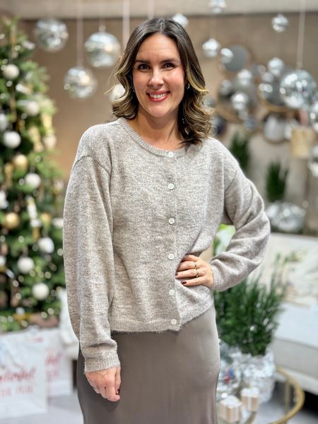 Hovedbilde HOPE CARDIGAN - MOONROCK MELERT