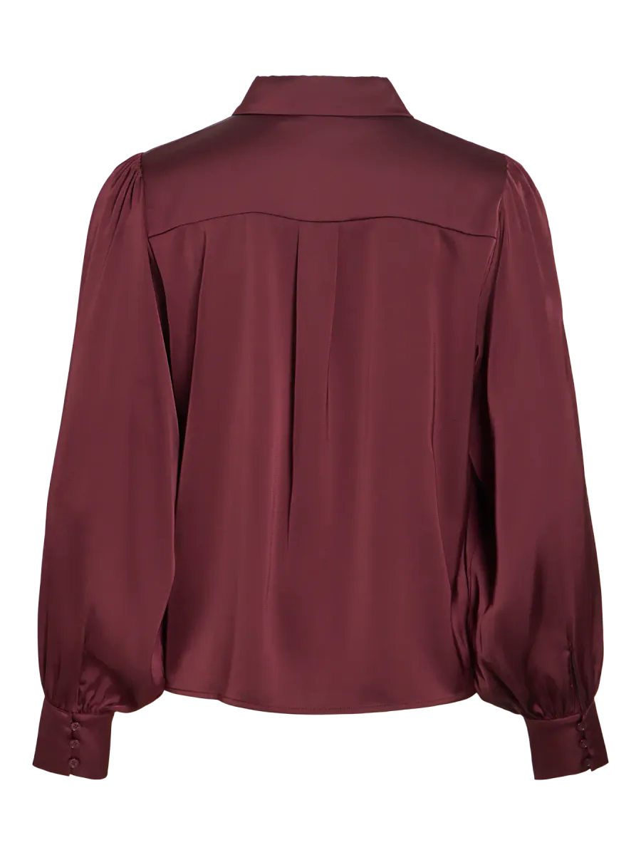 ENNA RAVENNA BLUSE - PLOMME