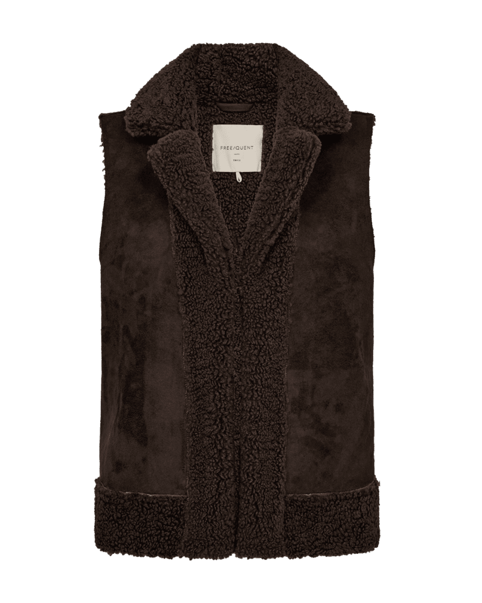 LAMBY VEST - BRUN