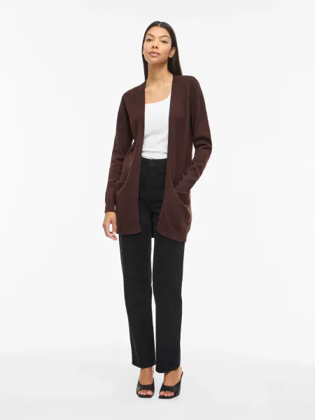 Hovedbilde VIRIL CARDIGAN LANG - BRUN