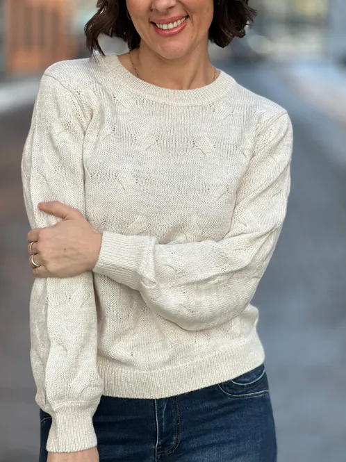 Hovedbilde JAZZ PULLOVER - MOONBEAM MELERT