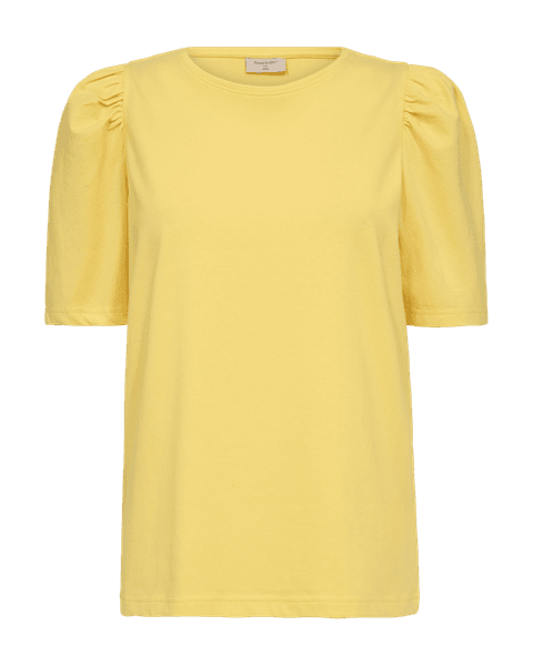 Bilde av FENJA T-SHIRT M/PUFFERM - VARM GUL