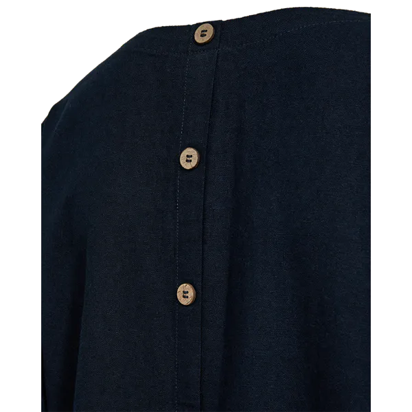 Hovedbilde LAVA KJOLE M/KNAPPER BAK - NAVY