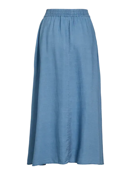 Hovedbilde TEA TENCEL SKJØRT - MEDIUM BLÅ 