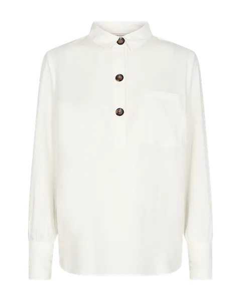 Hovedbilde FLYNN SKJORTE M/KNAPPER - OFFWHITE