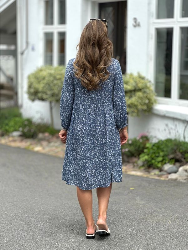 ADNEY KJOLE - INDIGO BLUE/OFFWHITE