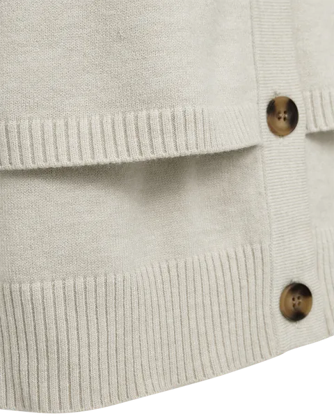 Hovedbilde CAPPA CARDIGAN - MOONBEAM MELERT