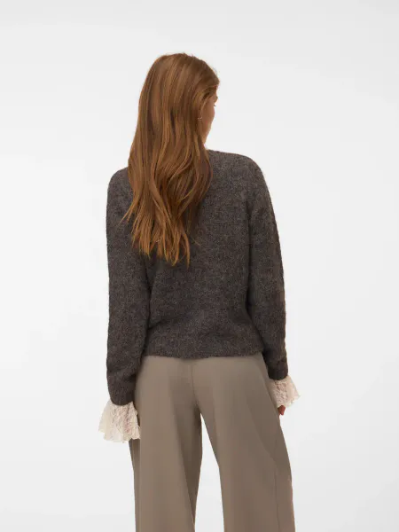 Hovedbilde NOVAH CARDIGAN - BRUN MELERT 