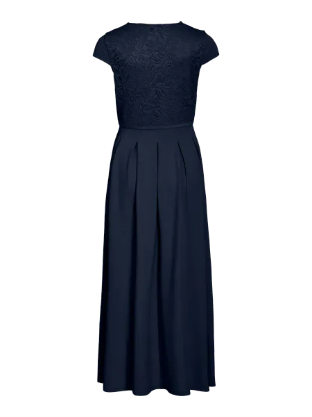 Hovedbilde CLARA LANG LACE KJOLE - NAVY