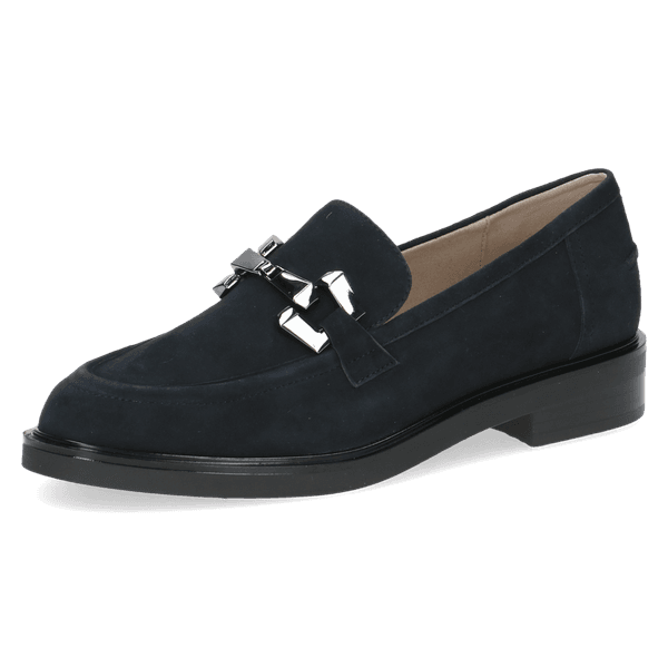 Hovedbilde LOAFER I SKINN MED SPENNE - VINTAGE BLUE