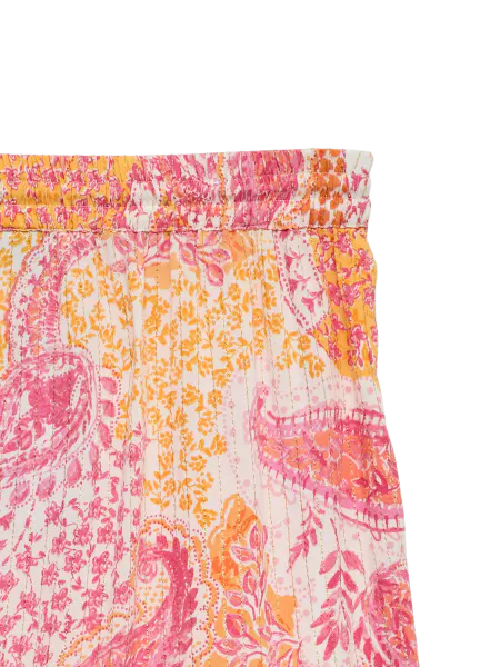 Hovedbilde NINA SKJØRT PAISLEY - ROSA/ORANGE